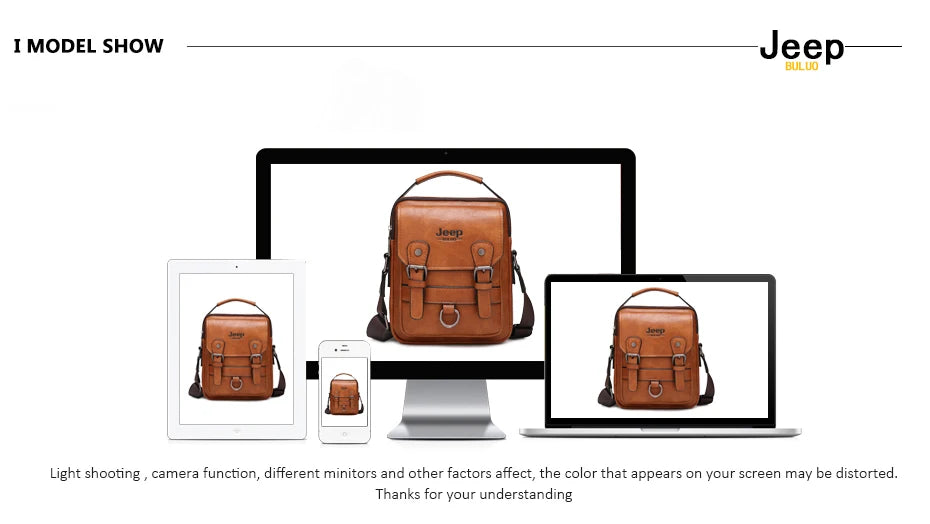 Large Capacity Split Leather Crossbody Handbag for Men & Women