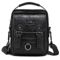 Large Capacity Split Leather Crossbody Handbag for Men & Women
