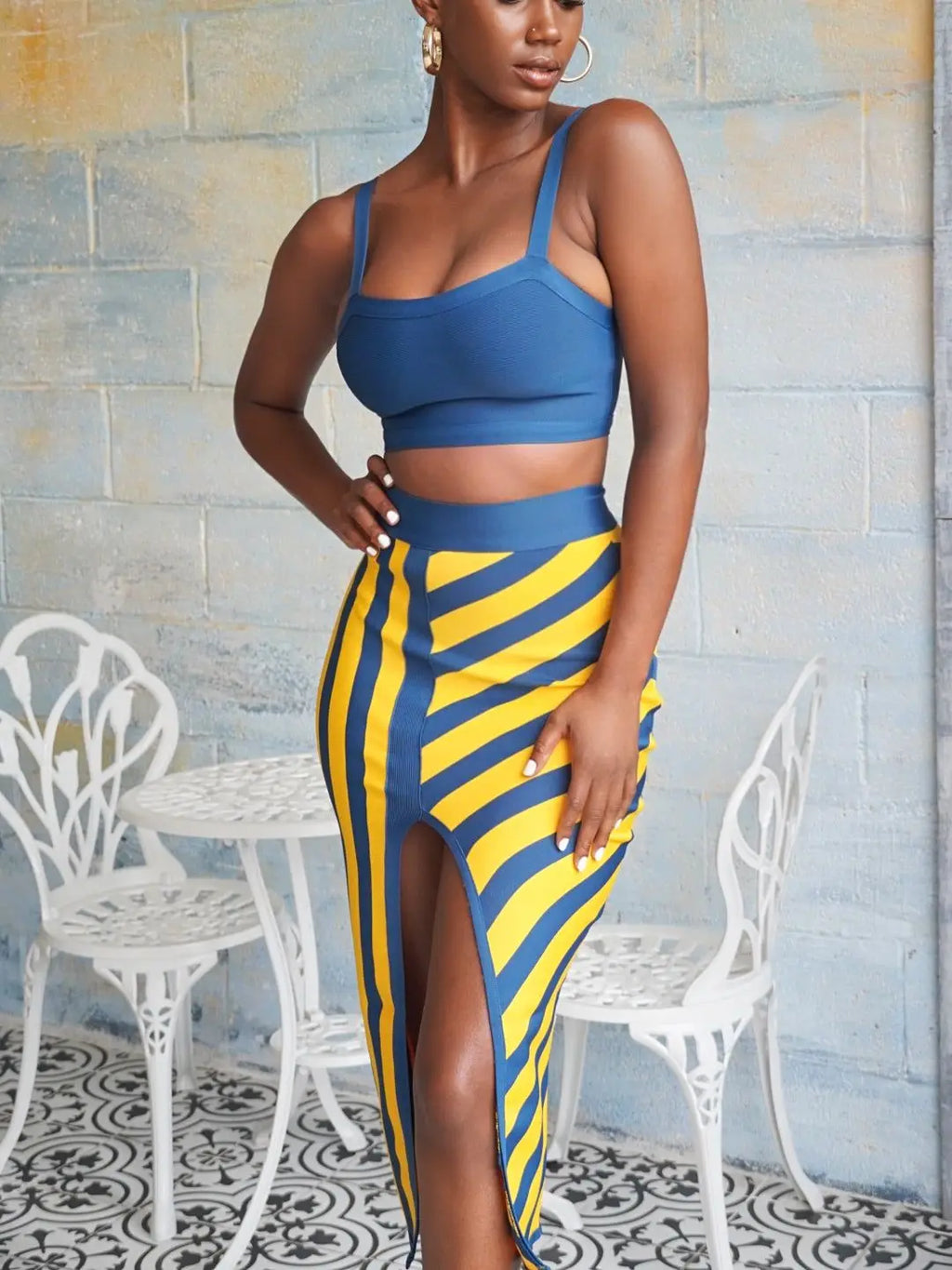 Women's Stretchy Bodycon Midi Dress