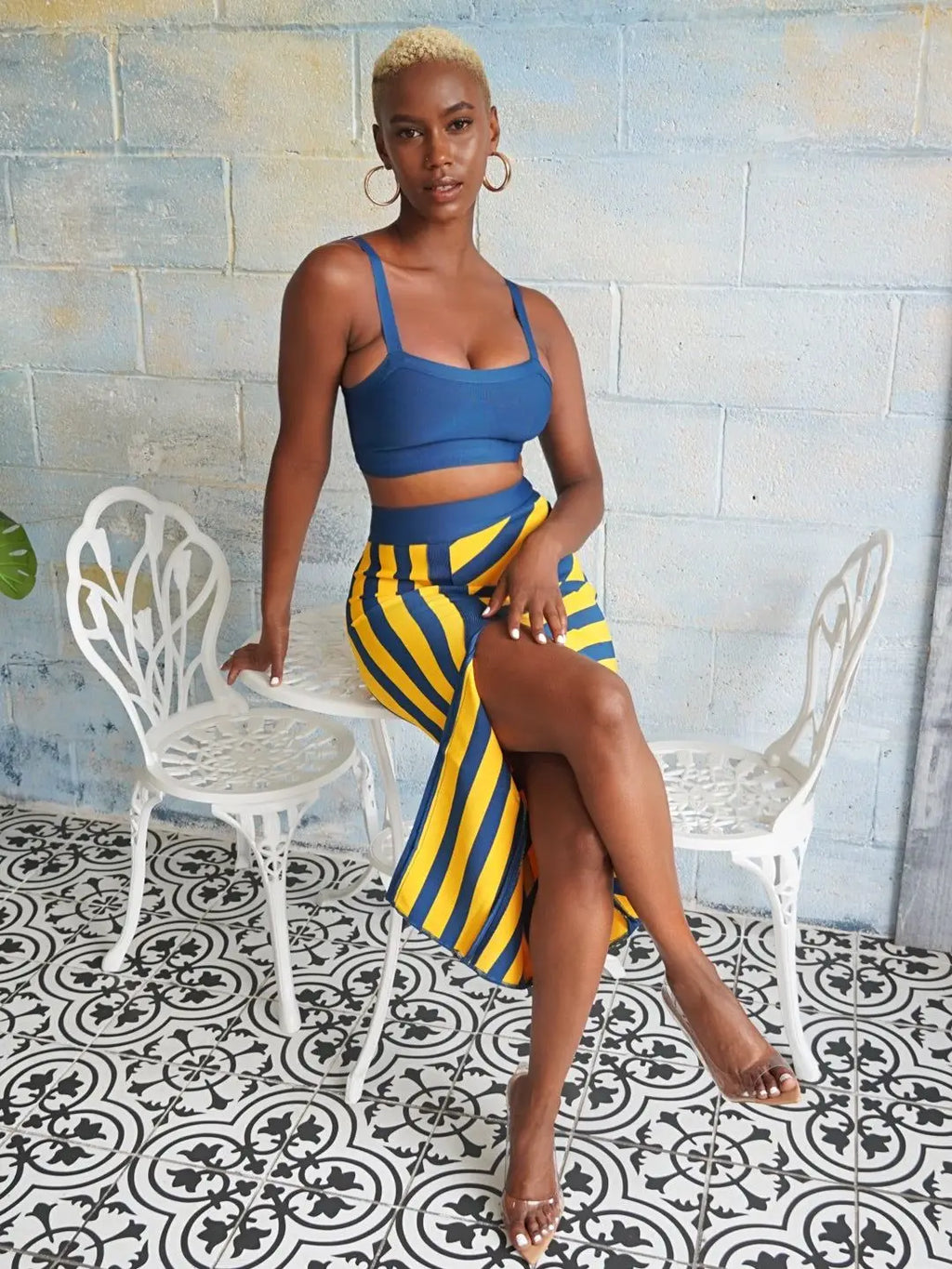 Women's Stretchy Bodycon Midi Dress