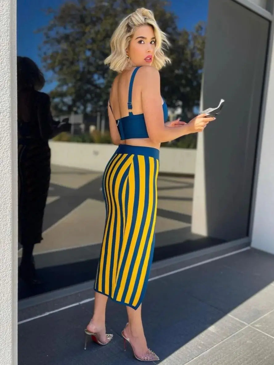 Women's Stretchy Bodycon Midi Dress