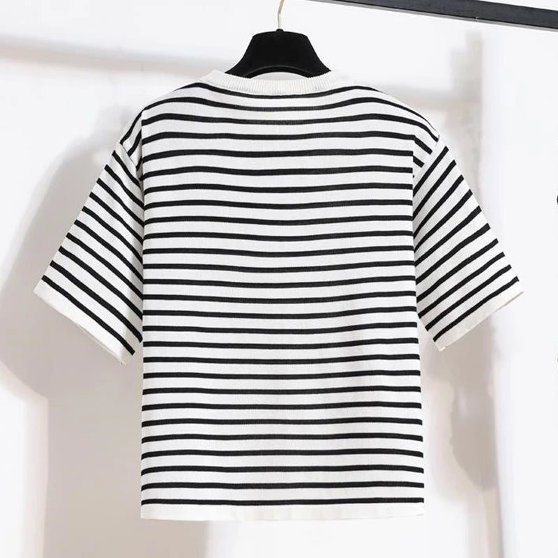 Stripe Shawl TShirt Skirts