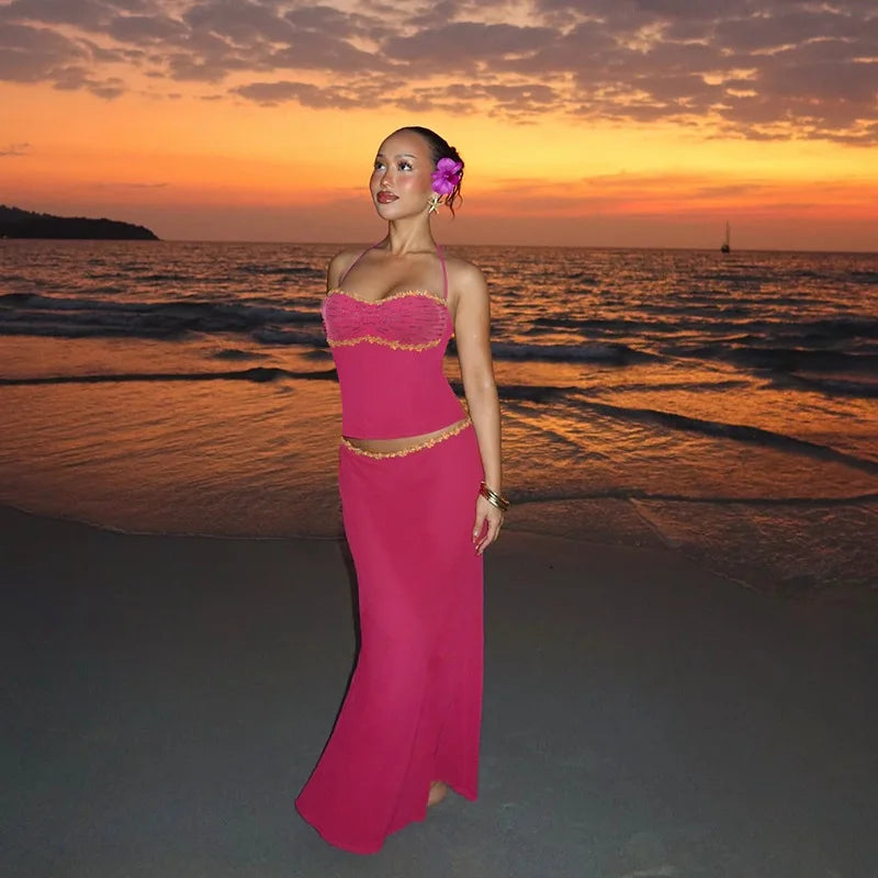 Elegant Sleeveless Sexy Long Maxi